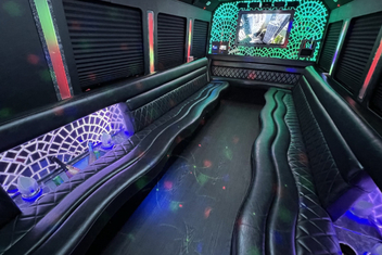 Euless Limo Bus Interior