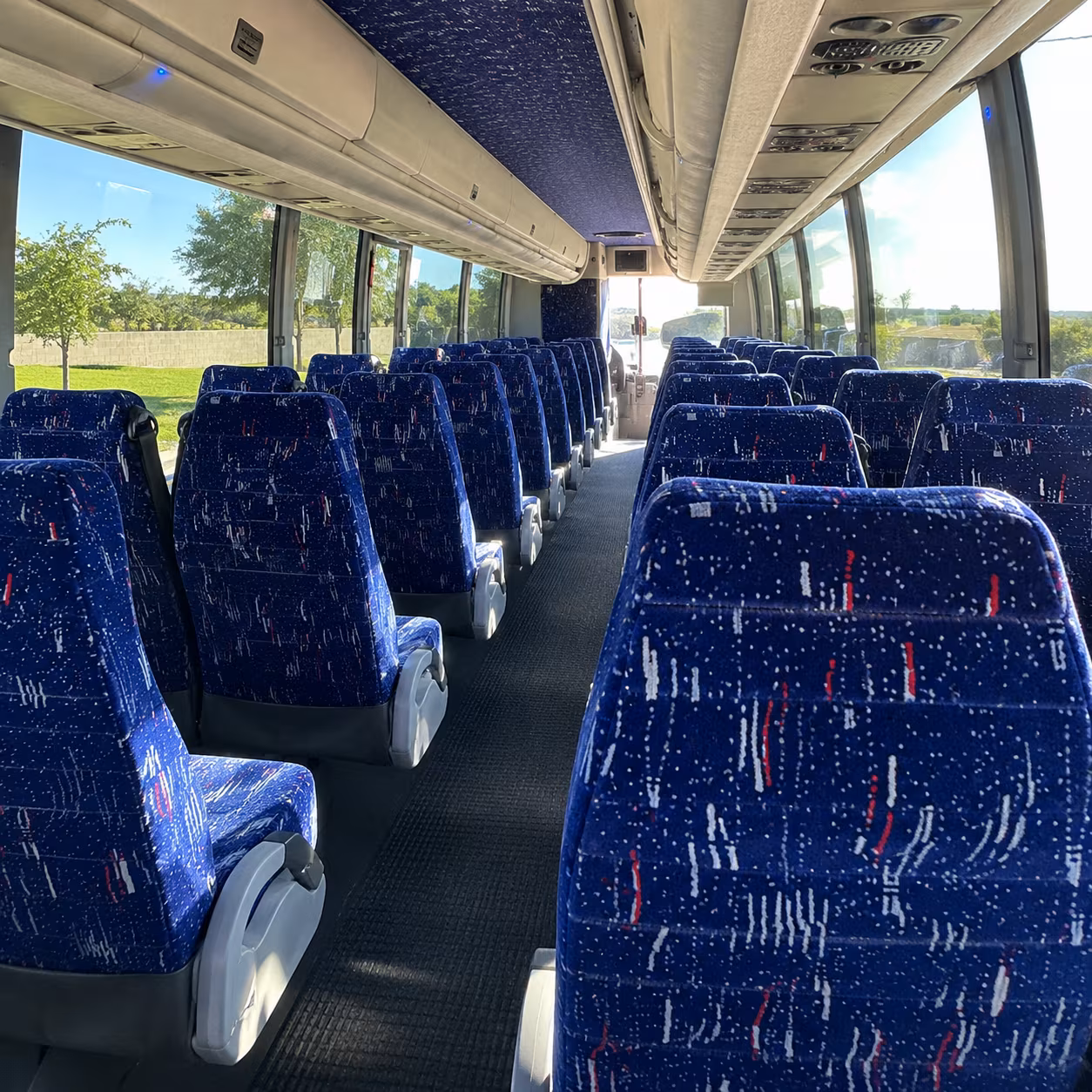 euless bus rental service area