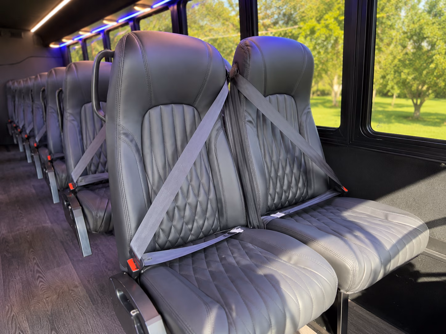 euless long distance transportation onboard seating
