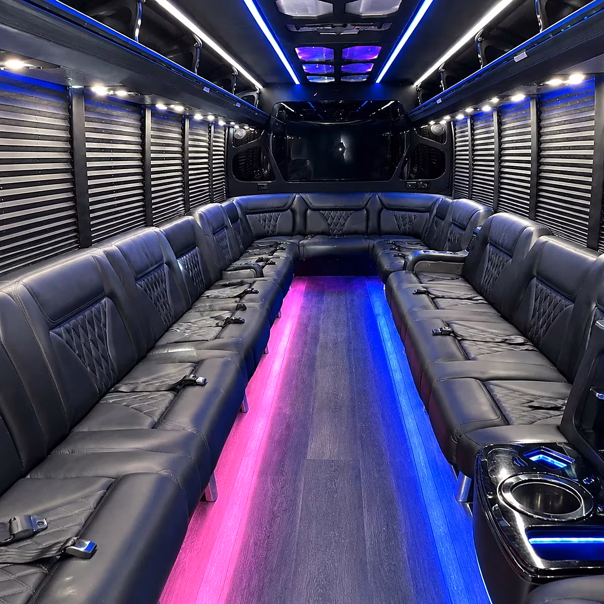 euless party bus rentals inside