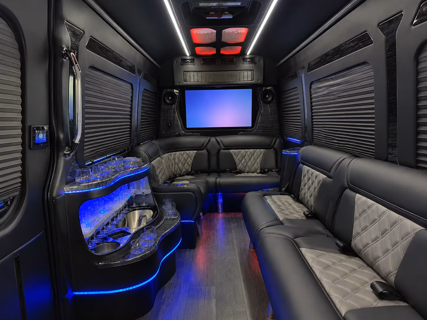 euless wine tour brewery transportation onboard seating